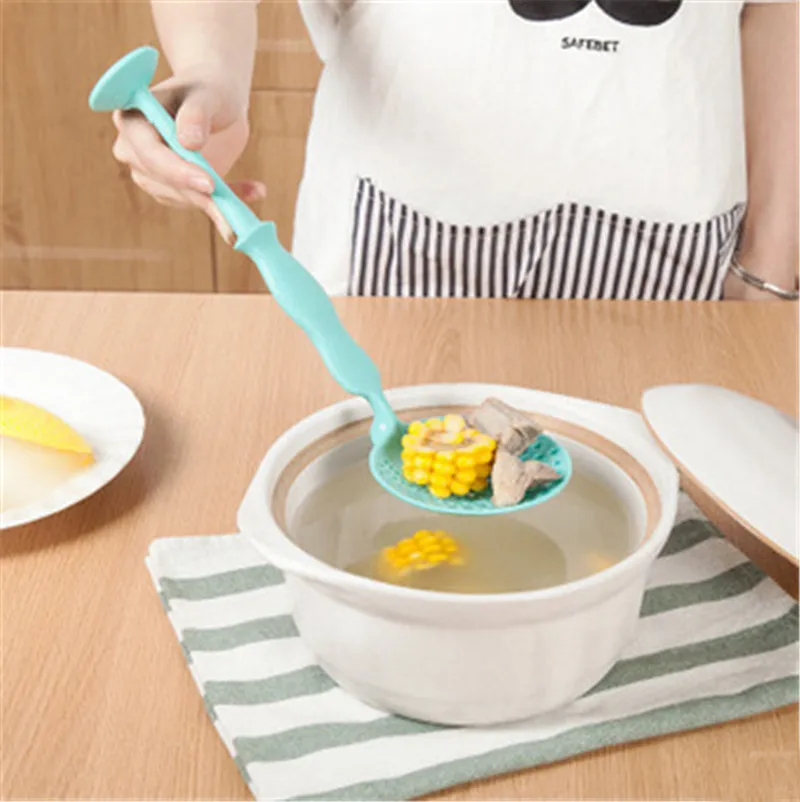 Keythemelife 1 шт. креативная ложка для супа с длинной ручкой, ложка в форме человека, кухонные инструменты принадлежности, многофункциональная пластиковая ложка BA
