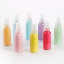 50 мл цветная распылительная бутылка многоразового распылителя для хранения, пластиковая бутылочка, тонкий туман, мини пустая бутылка для парфюма для путешествий