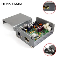 Декодер HIFI XMOS U8+ AK4490 AMP NE5532 USB ЦАП Декодер Усилитель для наушников Выход Поддержка для PCM 24Bit 192 кГц DC9V