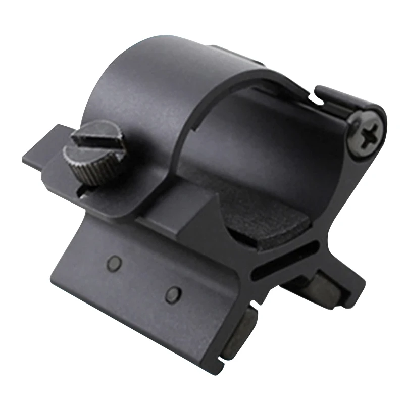 SecurityIng Flashlight Magnetic Mounting Bracket with Dual Magnets for 24-27mm Flashlight Dim Range Assembly Tactical Flashlight