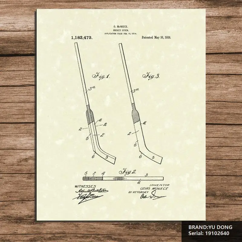 Prioradhockey stick mcniece патент art drawing by prior дизайн натюрморт абстрактная живопись маслом