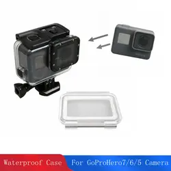 GoProHero Камера аксессуары GoProHero7/6/5 Камера оригинал с одной и той же Водонепроницаемый чехол, выдерживающие погружение до 30 метров Дайвинг