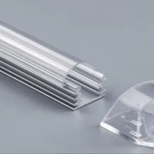 80 м(40 шт) много, 2 м за штуку светодиодный алюминиевый профиль тонкий с молочной диффузой или прозрачной крышкой и торцевыми крышками