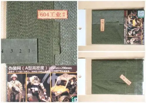  1/16 1/35 RC Sherman German Military Tank Model Soldier Camouflage Net A1 GN TH05135