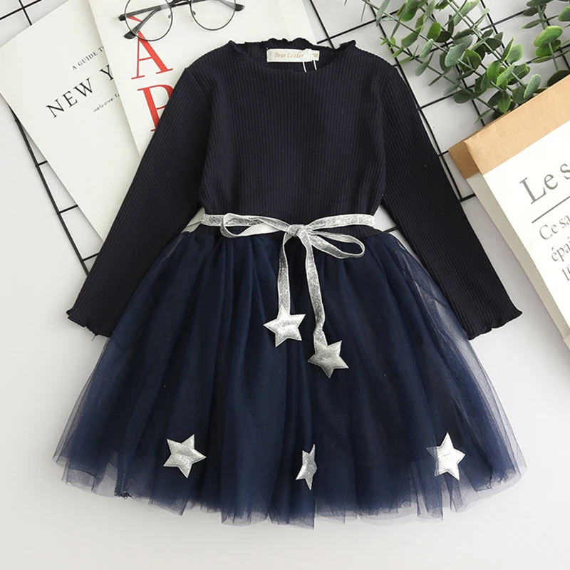 Mayfair Cabin/платье для девочек новая осенняя одежда для девочек От 3 до 7 лет, белое джинсовое платье принцессы Детские хлопковые платья с длинными рукавами