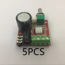 5 шт. 12 В 2*10 Вт двухканальный D Класс Hi-Fi PAM8610 аудио усилитель звука доска качество звука