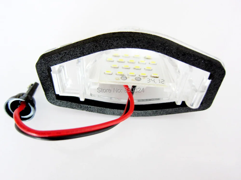 2 шт. 18x SMD светодиодный номерной знак светильник Honda CRV JAZZ ODYSSEY FR V|license plate light|light