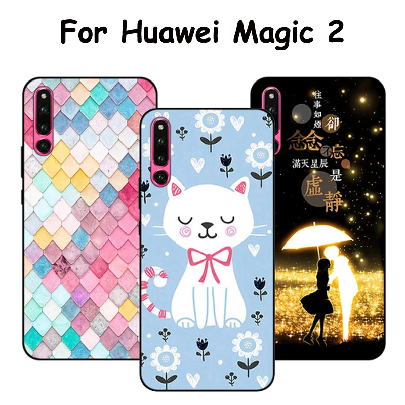 Case For Huawei Honor Magic 2 Phone Cover Silicone Colorful Printing