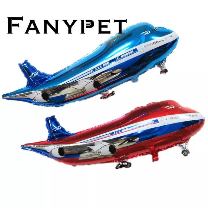

20pcs/lot Large Plane Balloons Aluminum Foil Balloons for Happy Birthday Party Decorations Helium Balloons Kids Gifts