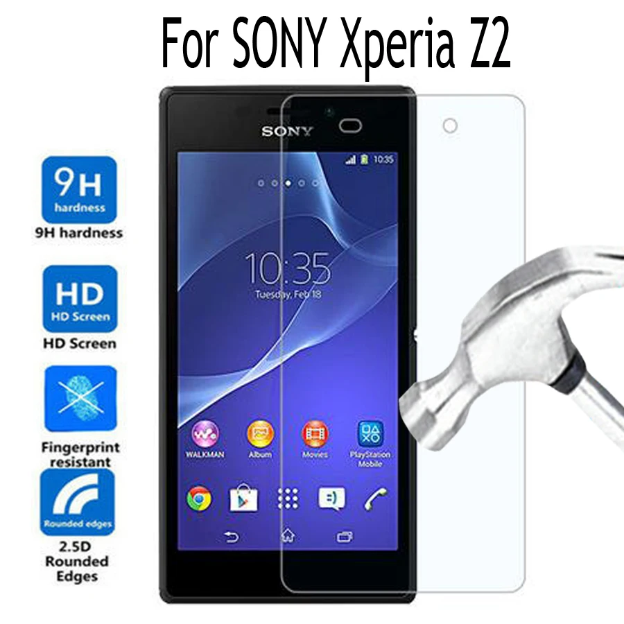 

Tempered Glass For Sony Xperia Z2 Z 2 L50 L50W L50u D6503 D6502 Glass Screen Protector Cover Premium Protective Film Case