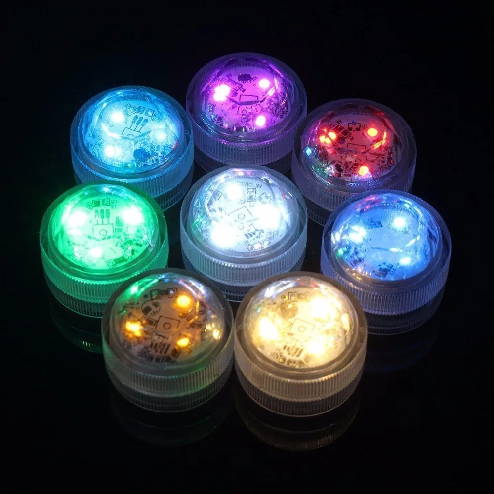 20Pcs/Lot LED White Submersible Floral Vase Super Bright Wedding