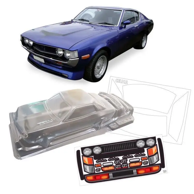 1/10 на дороге Tooyota Celica 1600GT прозрачный корпус для kyosho tamiya HSP HPI дорожном автомобиле 200