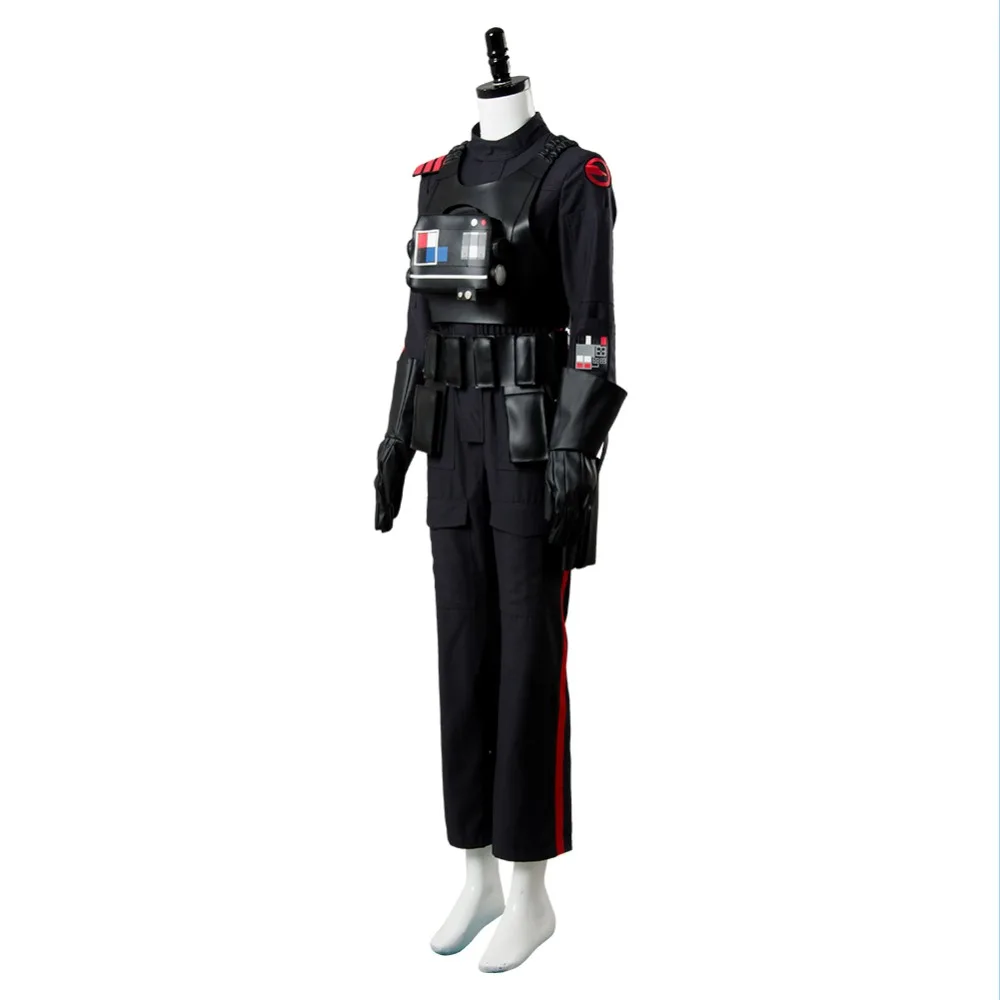 Горячий фильм Звездные войны battleпередний 2 Iden версия Косплей Костюм Inferno полицейская Униформа черный полный комплект костюм для Хэллоуина карнавальный
