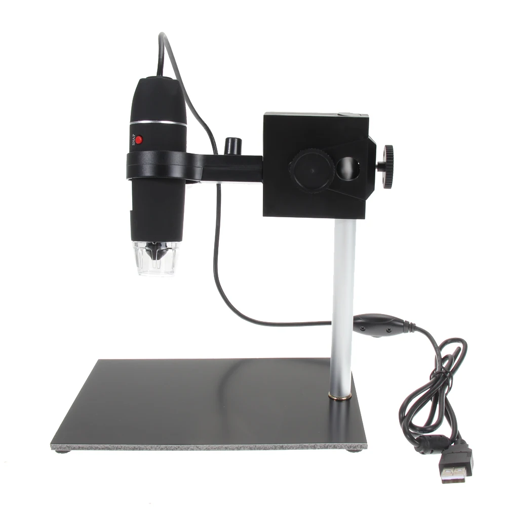 

Portable USB Soldering Microscope Magnifier 8 LED 50X-500X USB Digital Microscope Holder Magnification Microscope Lamp Stand