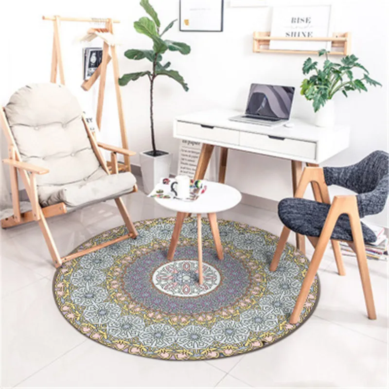 Round Carpet for Computer Chair Hanging Basket Living Room Bedroom Study Table Mat bedside blanket Baby Kid Floor Mats Round Carpet for Computer Chair Hanging Basket Living Room Bedroom Study Table Mat bedside blanket Baby Kid Floor Mats