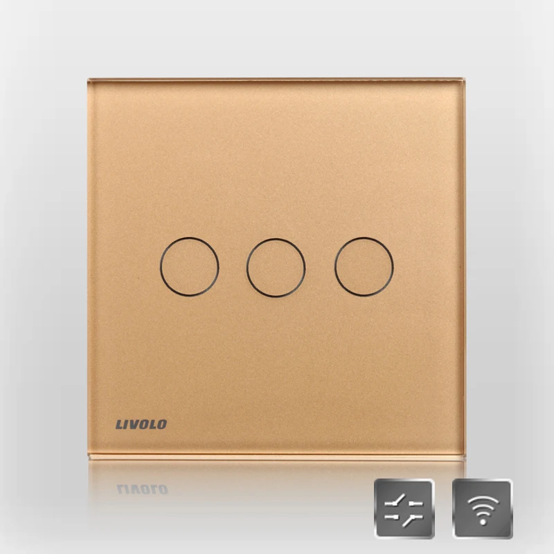 

Livolo switch double control switch lighting remote switch double control switch vl-c603sr-13