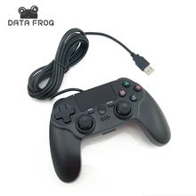 Для Playstation 4 PS4 проводной игровой контроллер двойная вибрация 6 Axies геймпады для PS4 PC MAC игровой джойстик USB джойстики кабель 10 футов