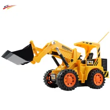 RC Bulldozer 6CH Remote Control Simulation Bulldozer 4 wheel construction Bulldozer Engineering truck electronic toys