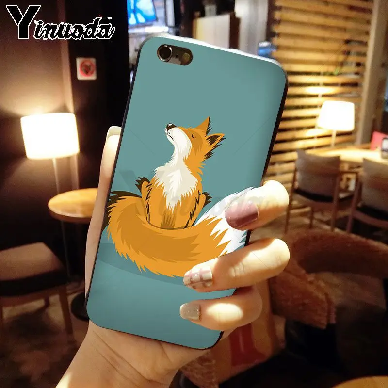 catoon cute lovely fox animal