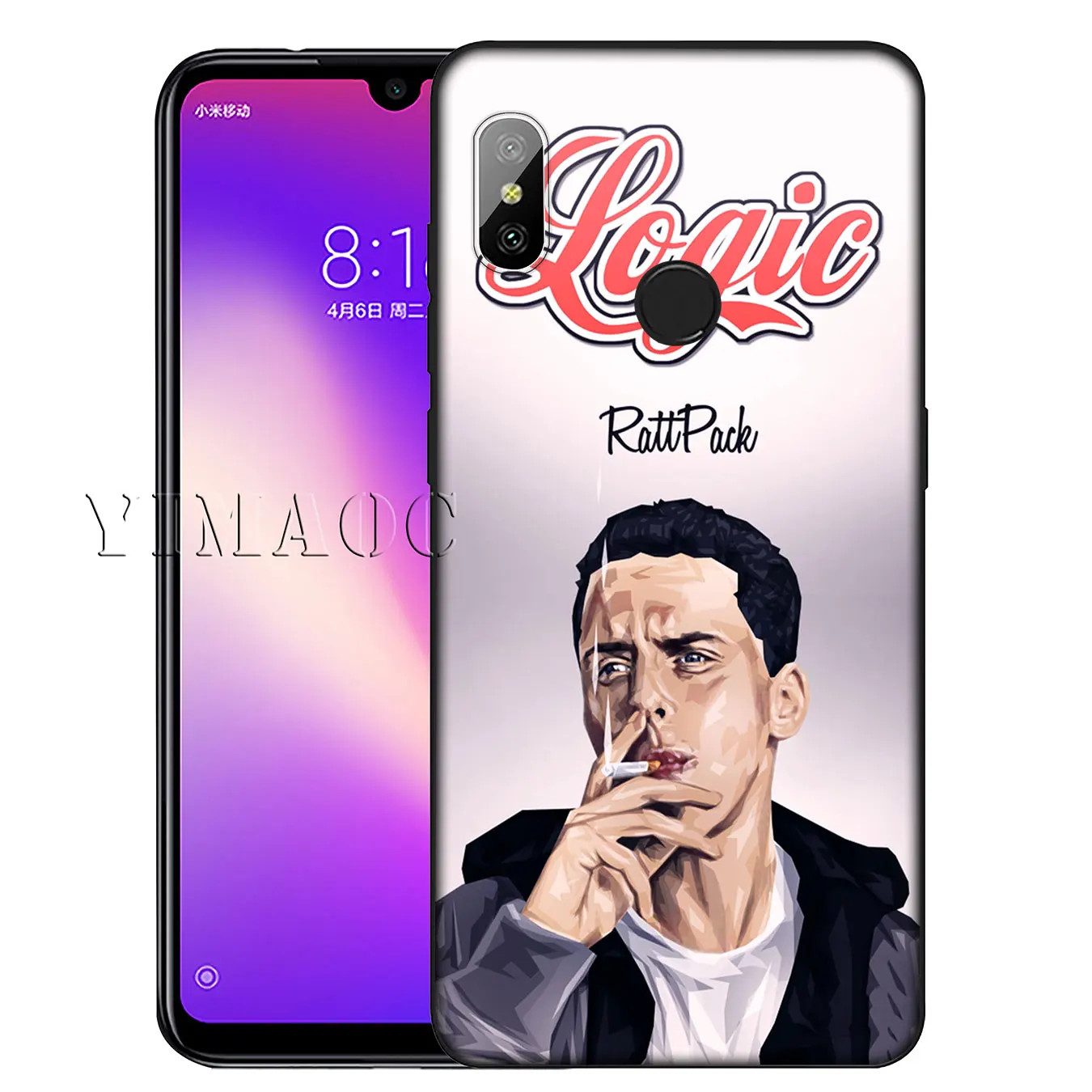 YIMAOC Logic pop Мягкий силиконовый чехол для телефона Xiaomi Redmi K30 K20 8A 7A 6A 5A S2 GO Note 8 8T 7 5 6 Pro