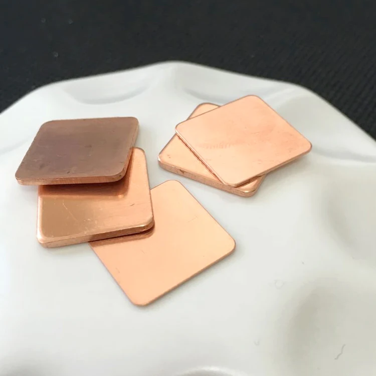 20pcs/set 15mm*15mm 0.2-1.2mm Practical Laptop CPU Processor Cooling Heatsink Copper Shim Thermal Pads for Laptop IC Chipset GPU