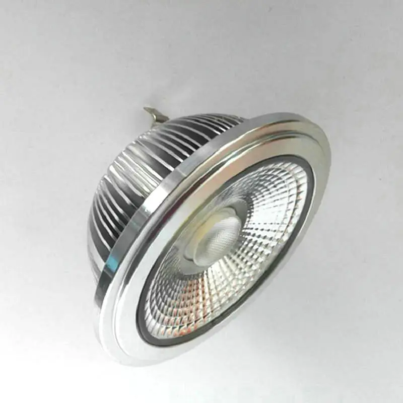 10 шт./лот 15 Вт Dimmabe Sharp COB LED AR111 свет GU10 G53 лампы 12 В 110 220 в 230 лампа QR111