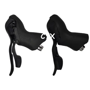 

microNEW SB-R592/3 (2/3x9) 9 Speed Shifters Road Bike Derailleur 18/27 Speed Dual Control Levers Compatible for Shimano