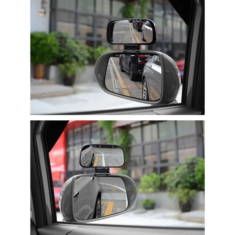 Автомобильное Зеркало для слепых зон вращение регулируемое зеркало заднего вида широкоугольный объектив на помощь при парковке автомобиля зеркало