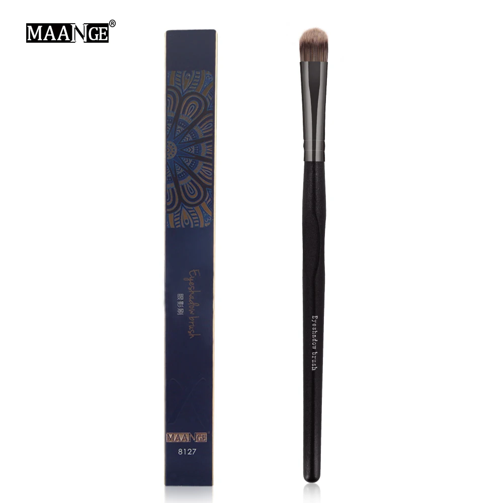 

MAANGE 1pcs Soft Eye Shadow Brush Eyes Shader Facial Make Up Beauty Powder Concealer Blend Eyebrow Cosmetics Brushes Tool + Box