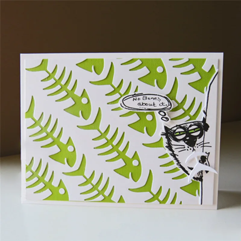 

InLoveArts Bone Fish Dies Metal Cutting Dies Stencil for Card Making DIY Scrapbooking Crafts Embossing Paper Card New 2019