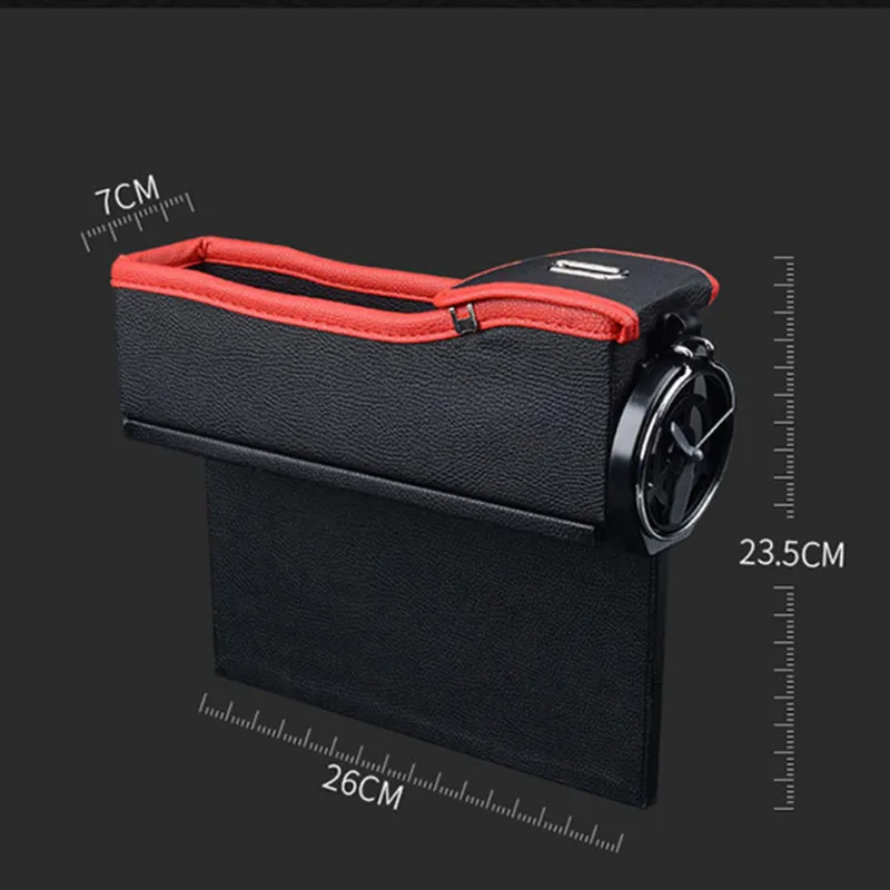 Car Seat Crevice Storage Box Cup Holder Organizer Auto Gap Pocket Stowing Tidying For Phone Pad Card Coin Case Accessories 3