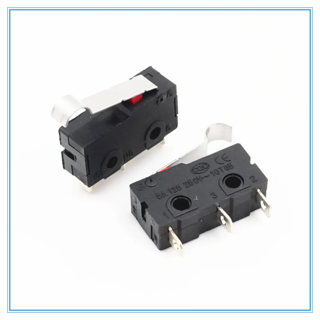 10 Pz Mini Braccio Di Leva Micro Limit Switch Some Scatto Lot 5A125 250 V