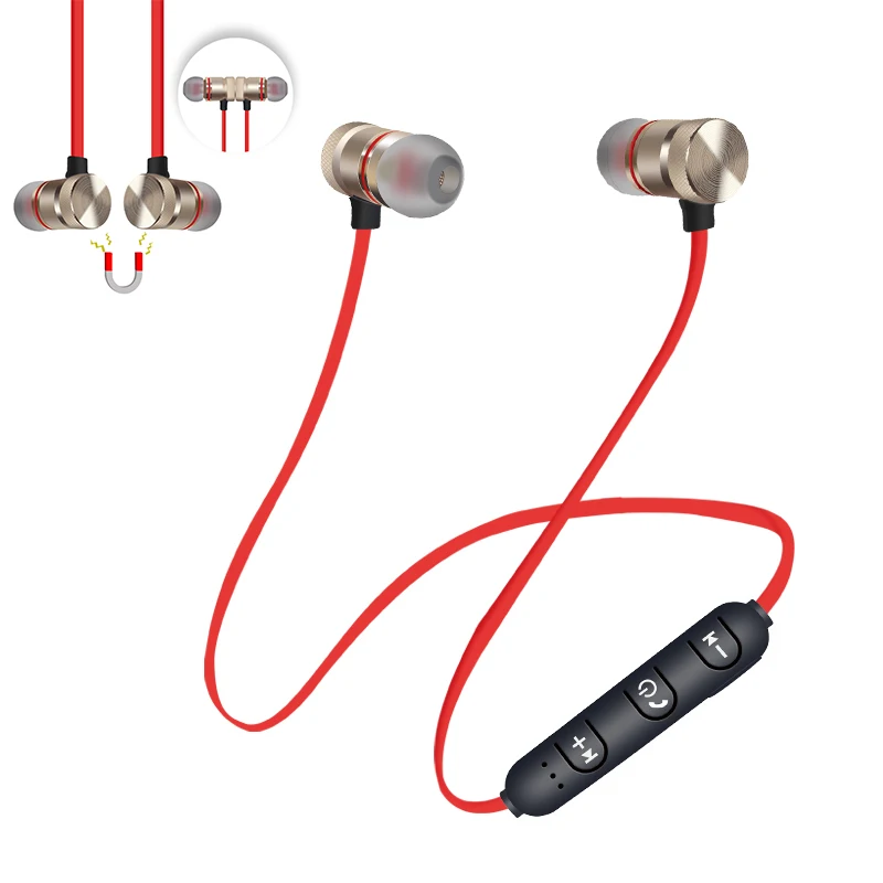 

Bluetooth Earphone Wireless headphones Bluetooth Headset SweatProof Magnet Sport Stereo Earpiece for Mobile Phone fone de ouvido
