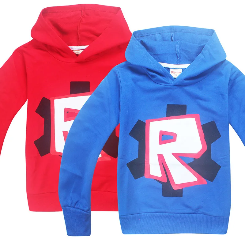 roblox shirt boys hoodie hoodies sweatshirt sleeve letter tshirt clothes jacket casual boy hooded costume cotton shirts noze games children