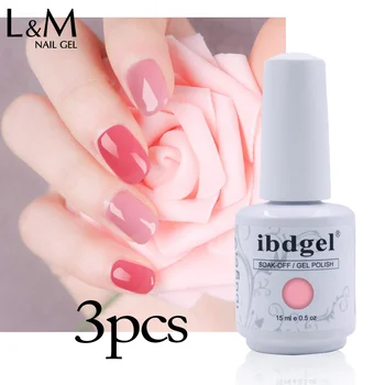 

3 pcs High Pigment Builder Gel 12 Colors Nail Gel Polish UV Hard Gel Builder Gel Glaze Color Easy Apply Hard Builder Varnish