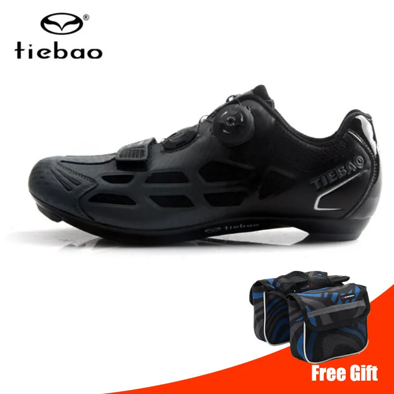 

TIEBAO road cycling Shoes men 2019 zapatillas deportivas hombre Cycling Shoes PU & Mesh Breathable Bicycle Shoes TB16-B1259A