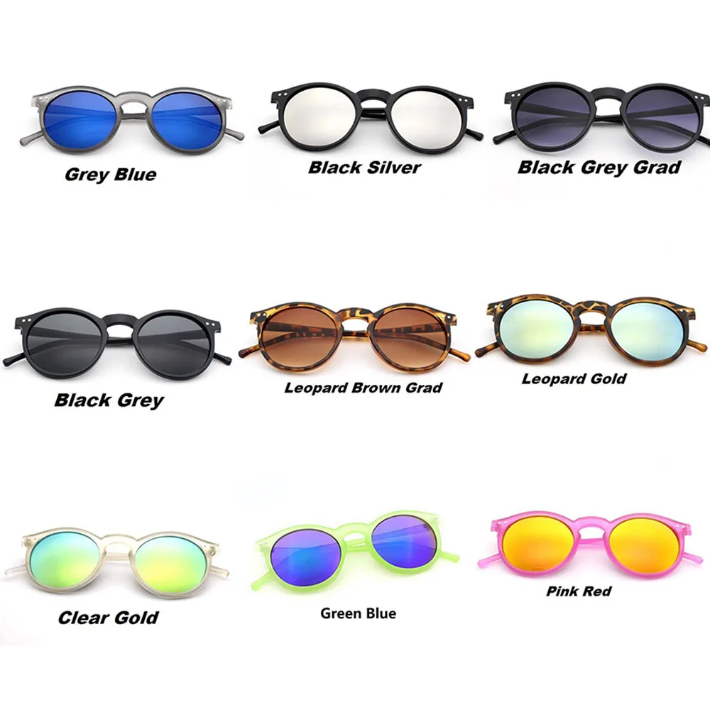 

2018 Multicolour New Mercury Mirror Glasses Men Sunglasses Women Male Female Coating Sunglass Gold Round OCUL Driver Goggles