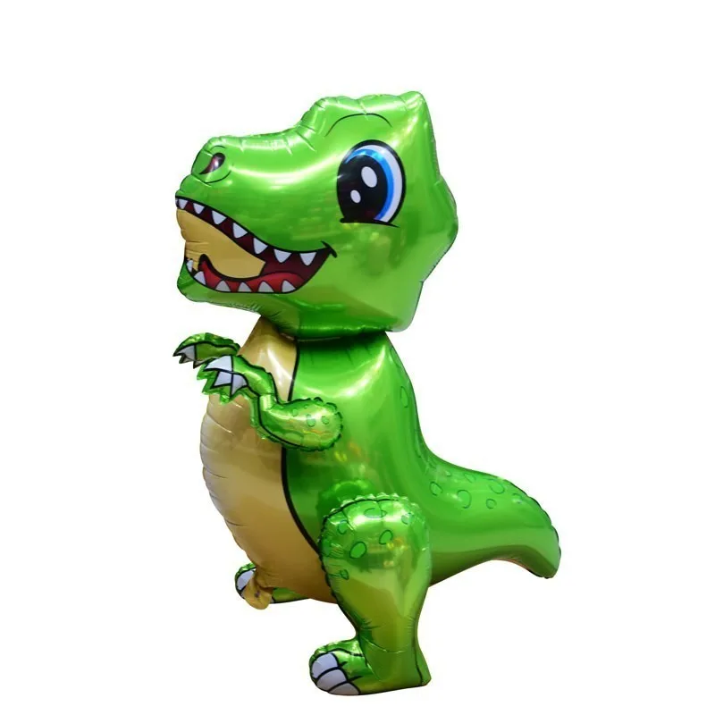 1 шт. Stand-4D фольгированные шары в виде динозавра для прогулок на день рождения, украшения для детей и взрослых, вечерние шары в виде динозавра
