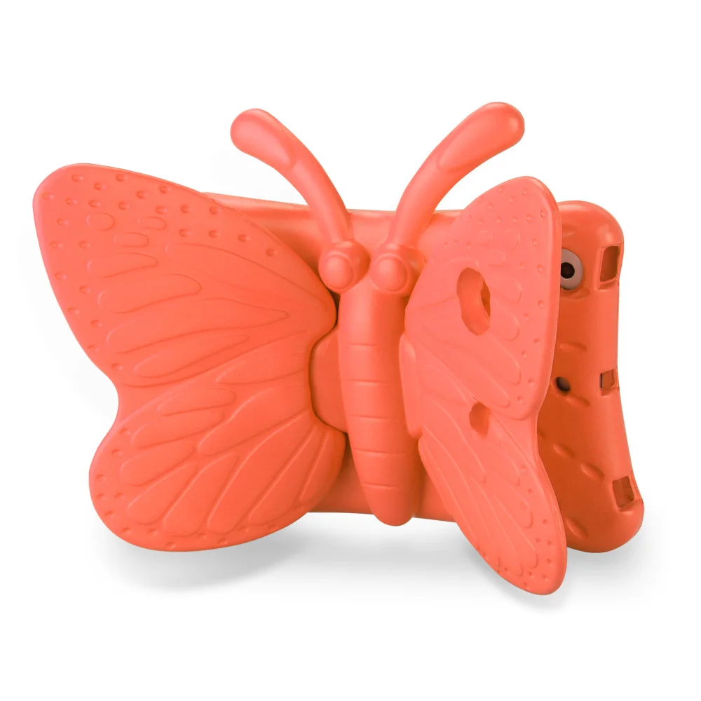 Противоударный чехол для iPad Mini 1 2 3 4 мультфильм 3D бабочка настольная подставка чехол для нового iPad дети безопасный случай