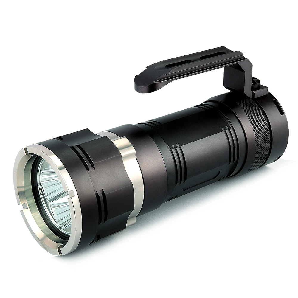 UniqueFire UF DT6 4*Cree XM L2 Diving LED Flashlight 4000 Lumens Super Bright White Light