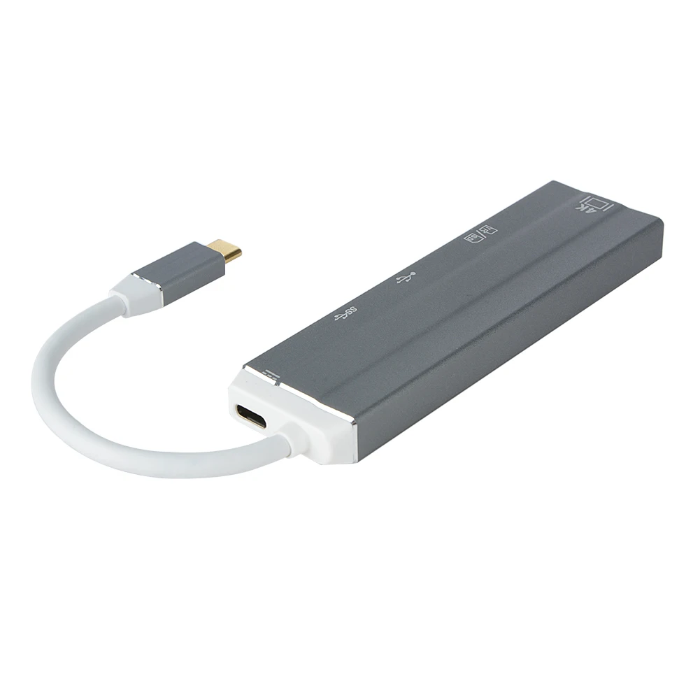 Usb-хаб USB C к HDMI USB 2,0 SD/TF кард-ридер адаптер для MacBook samsung Galaxy S9/Note 9 huawei P20 Pro type C USB 3,0 концентратор