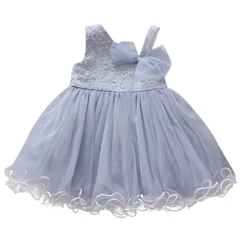 

2019 ARLONEET New Summer Dress Mesh Girls Toddler Baby Girls Sleeveless Solid Tulle Dress Floral Party Princess Dresses Z0205