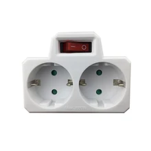 Конверсионная розетка с выключателем высокого качества 16А/250 В 1 шт