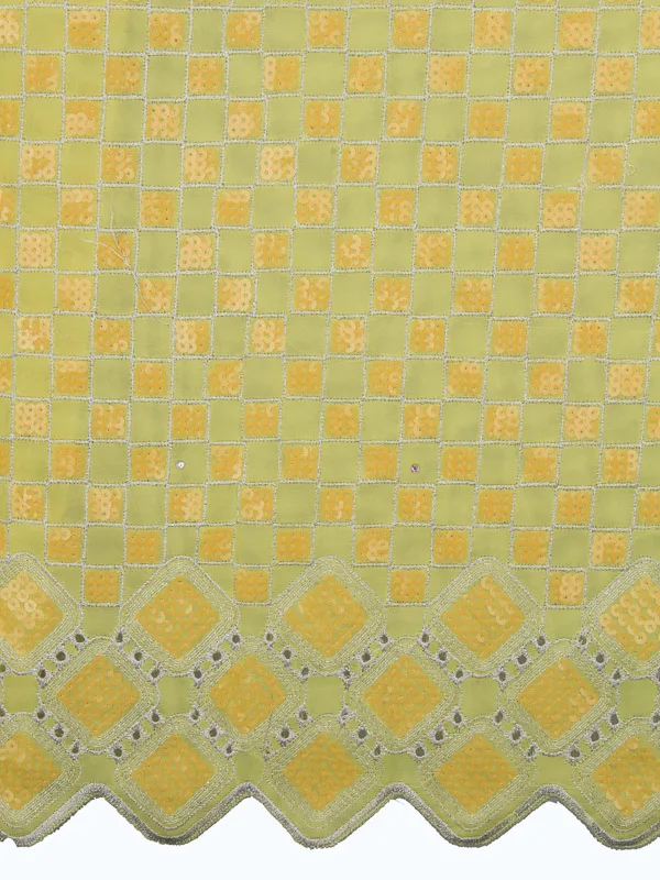 Сухой Кружево Материал лимон двойной Frence органзы онлайн Ткань магазине ks964-03 | Дом