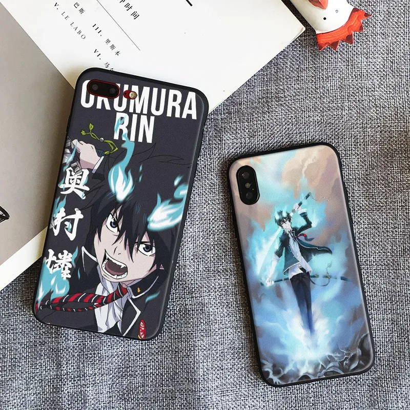 

Rin Okumura Ao no Blue Exorcist Soft Silicone Phone Case Cover Shell For Apple iPhone 6 6s 6Plus 6sPlus 7 8 7Plus 8Plus X