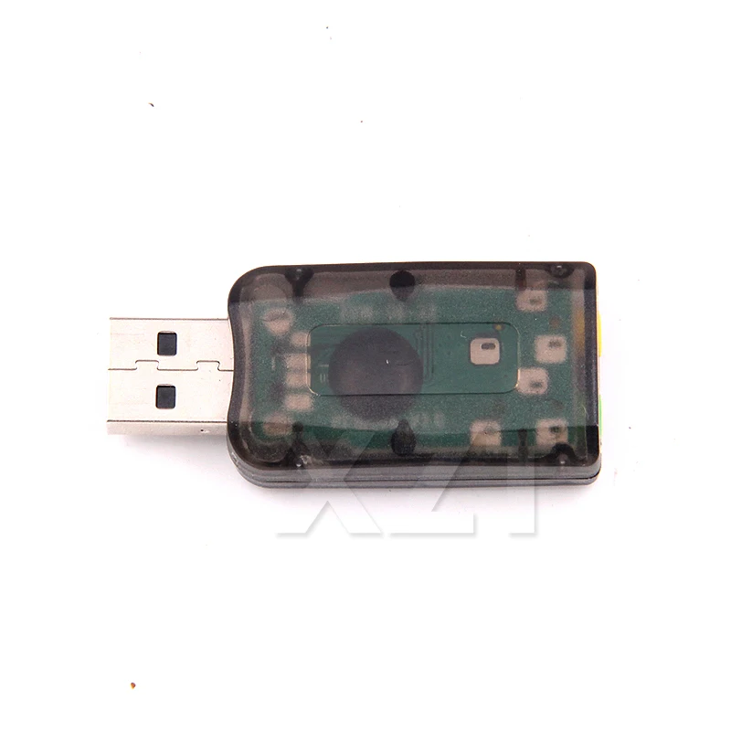 Горячая распродажа 10 шт. V5.1 3D USB к 3D аудио USB внешняя звуковая карта адаптер 5,1 канальный звук профессиональный микрофон 3,5 мм вход