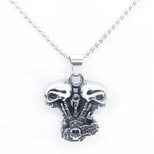 Rany& Roy новейшие мотоциклы двигатель кулон 316L нержавеющая сталь байкер Мода крутой кулон