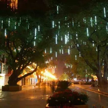 50 см светильник садовый лампметеорный Дождь Трубы струнный светильник светодиодный падающий светильник Рождественская елка светильник s Свадебная декоративная распродажа
