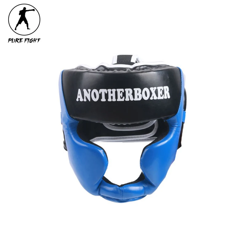 ANOTHERBOXER Boxing Headgear Men Women Muay Thai PU Leather Training