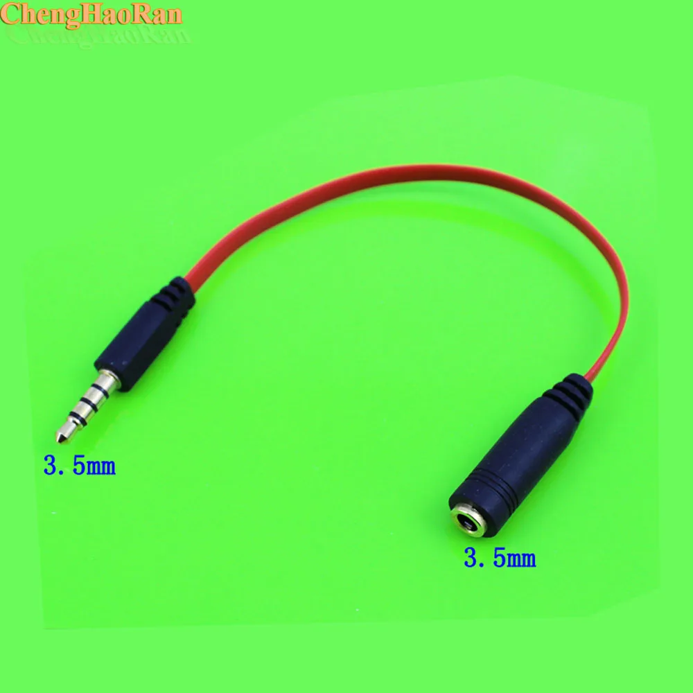 ChengHaoRan 50pcs by DHL 3 5mm Male to Female Stereo Jack Headphone Extension Cable Mobile Phone Compute Conversion Line 1 to 1